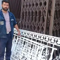 درب اکاردونی پله صاف پله گرد حفاض جوشکاری سیار|مصالح و تجهیزات ساختمان|اسلام‌شهر, |دیوار