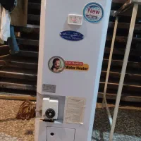 گاز ۵ شعله توکار ـ ابگرمکن نو -سینک با شیر و پایه