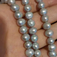مروارید کمیاب دریا نقره ای .طبیعی اب.شور.گردنبند|جواهرات|تهران, دبستان|دیوار