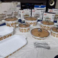 سرویس قابلمه چدن ATC نایاب قدیمی