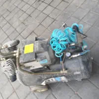 پمپ باد 80 لیتر دو سیلندر