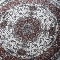 فرش اولیا دایره ۶متر ۲/۵×۲/۵سایز گرد بزرگ ۱۰۰۰شانه