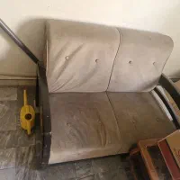 مبل چوبی ۷ نفره و میز وسط|مبلمان خانگی و میز عسلی|تهران, عباس‌آباد|دیوار