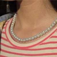 گردنبند مروارید پرورشی