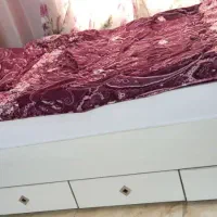 تخت تک نفره ۲ طبقه|تخت و سرویس خواب|هشتگرد, شهرک پارسیان|دیوار