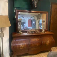 اینه و کنسول کلاسیک چوبی