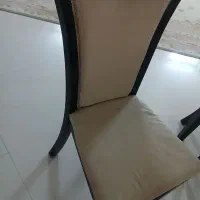 میز ناهارخوری چوبی ۸ نفره استیل و مجلسی|میز و صندلی غذاخوری|کاشان, سال آباد|دیوار