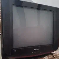 تلویزیون ۲۱ سامسونگ تمیز در حد نو|تلویزیون و پروژکتور|قم, چهل درخت‎|دیوار