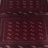 پشتی دستباف ترکمن زرشکی قدیمی