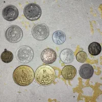 سکه های قدمتی رضا شاه و خارجی