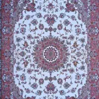 ۲ فرش ماشینی طرح ابریشم گل برجسته رادین اصفهان