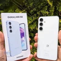 Samsung Galaxy A55 سفید  256GB حافظه  8GB|موبایل|شیراز, شاهچراغ|دیوار