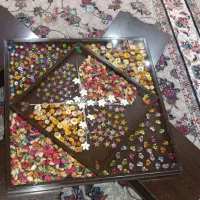 میز وسط با چهار عدد عسلی در حد نو