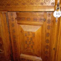 کنسول چوبی عتیقه|کلکسیون اشیاء عتیقه|بابل, |دیوار