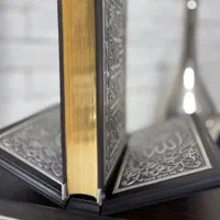 قرآن نقره کوب صندوق رحلی ترکیه ای|صنایع دستی و سایر لوازم تزئینی|قم, زنبیل آباد|دیوار