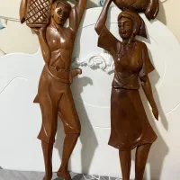 مجسمه چوبی هندی|مجسمه، تندیس، ماکت|تهران, میدان ولیعصر|دیوار