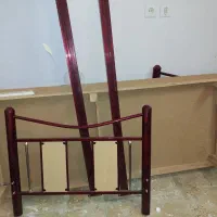 تخت فلزی یک نفره با کف یک تکه نئوپان