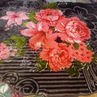 پتو دونفره خارجی گل برجسته|رختخواب، بالش، پتو|جم, |دیوار