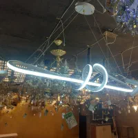 لوستر نئونی|لوستر و چراغ آویز|اصفهان, کوجان|دیوار