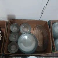 سرویس بلور  ۳۰نفره نو با قیمت مناسب و فروش فوری