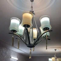 لوستر طرح غنچه ۶ شعله ۳ عدد تک شعله ۲ عدد|لوستر و چراغ آویز|خرم‌آباد, |دیوار