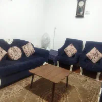 مبل سرمه ای سالم هفت نفره