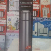 فلاسک چای تک و دوقلو استیل و شیشه ای نو آکبند