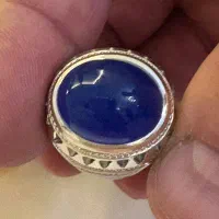 فروش انگشتر نقره با عقیق آبی|کلکسیون اشیاء عتیقه|تهران, دانشگاه شریف|دیوار