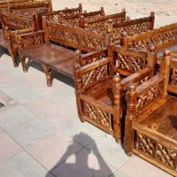 تخت سنتی ۹۰ در ۱۹۰ چوب روس