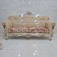مبل سلطنتی خورشیدی ۷نفره|مبلمان خانگی و میز عسلی|رشت, دباغیان|دیوار