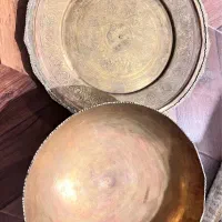 کاسه و سینی قدیمی کار اصفهان