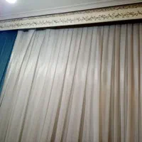 پرده مخمل با تور و استر بسیار زیبابا کتیبه|پرده، رانر، رومیزی|اهواز, کیانشهر|دیوار