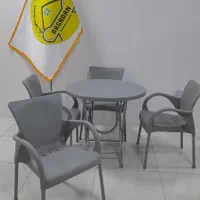 صندلی پلاستیکی/میز و /کمجا/کم جا چتر6766/باغدان|مبلمان خانگی و میز عسلی|چهارباغ, |دیوار