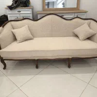 مبل فرانسوی با چک صیادی|مبلمان خانگی و میز عسلی|چهاردانگه (تهران), |دیوار