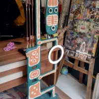 آباژور دکوراتیو پاپیه ماشه (قدی)