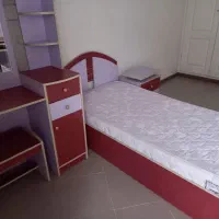 سرویس خواب تکنفرهMDF اصل درجه1+تشک+میزآرایش+پاتختی|تخت و سرویس خواب|شیراز, معالی‌آباد|دیوار
