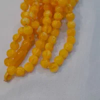 تسبیح رنگ زرد ۱۰۱ دانه ای