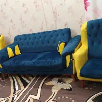 مبل ۸نفره مخمل ۱۵ تومن