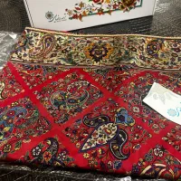 رومیزی ترمه طرح سلطنتی مدل مربع