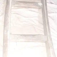 نردبان چوبی۱۰پله در حد نو