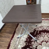 میز حصیری مربع چهارنفره پلاستیکی|میز و صندلی غذاخوری|رشت, کوی مهر|دیوار