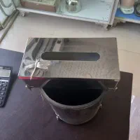 سطل ودستمال استیل