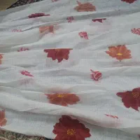 دو عددپرده شبیه هم  پارچه مجلسی و کتی و شلواری