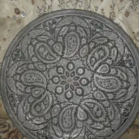 دیوار کوب.سینی مسی عتیقه