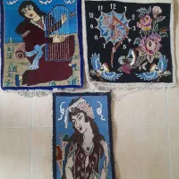 ۳ قالیچه دست باف