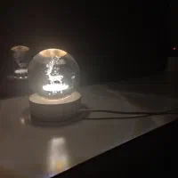 گوی شیشه ایی طرح گوزن