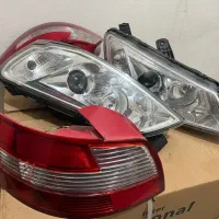 چراغ جلو و عقب رانا کروز با موتور تنظیم