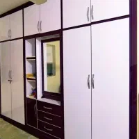 کمد دیواری لوکس با میز آرایش قیمت عالی