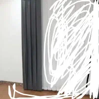 دو عدد شال پرده توسی مخمل