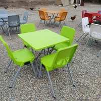 میز و صندلی ناهارخوری غذاخوری پلاستیکی طرح ناصر